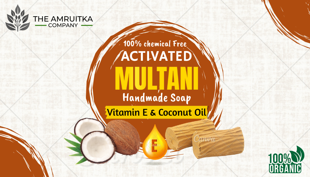 Amrutika Activated Multani Mitti Soap Bulk Only